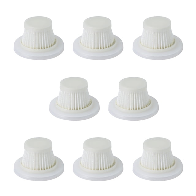 Billuyoard Paquete de 8 filtros ABS para aspiradora Duck TV, compatibles con la aspiradora compacta Duck Vac Duck. Suministros de limpieza para el hogar