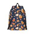 thumbnail image 2 of Hirioo Gingerbread Delights Canvas Backpack, Durable Travel Backpack with Multiple Compartments,Large Capacity, Backpack for School, Hiking, Work, 2 of 7