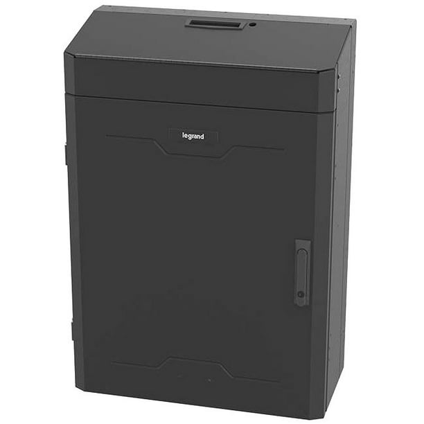C2G 8RU Vertical Wall-Mount Cabinet with Split Door - 36in ...