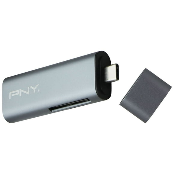PNY USB 3.1 Type-C Reader / USB Adapter - Silver (P-CRMUS3A-BX) (Used)