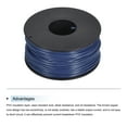 thumbnail image 3 of Uxcell 22AWG Stranded Wire Hookup 30M/100ft Blue, Electrical Wire UL1007 Spool, 3 of 6