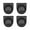 Black, variant on 4Pcs Replacement Stopper Set for Owala FreeSip Silicone Gasket for 19/24/32/40oz Seal Bottle Cap Leak-Proof Accessories
