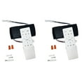 thumbnail image 1 of 2X Reemplazo del Kit de Control Remoto Universal para Ventilador de Techo, 6 Velocidades y Sincronización, Reemplazo Remoto para Luz de Ventilador de Techo CC, 1 of 6