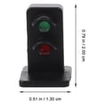 thumbnail image 2 of CTIRCHIU Model Railroad Traffic Light Mini Sand Table Signal Light Toy Metal 2Pcs 0.79X0.51X0.51in, 2 of 7