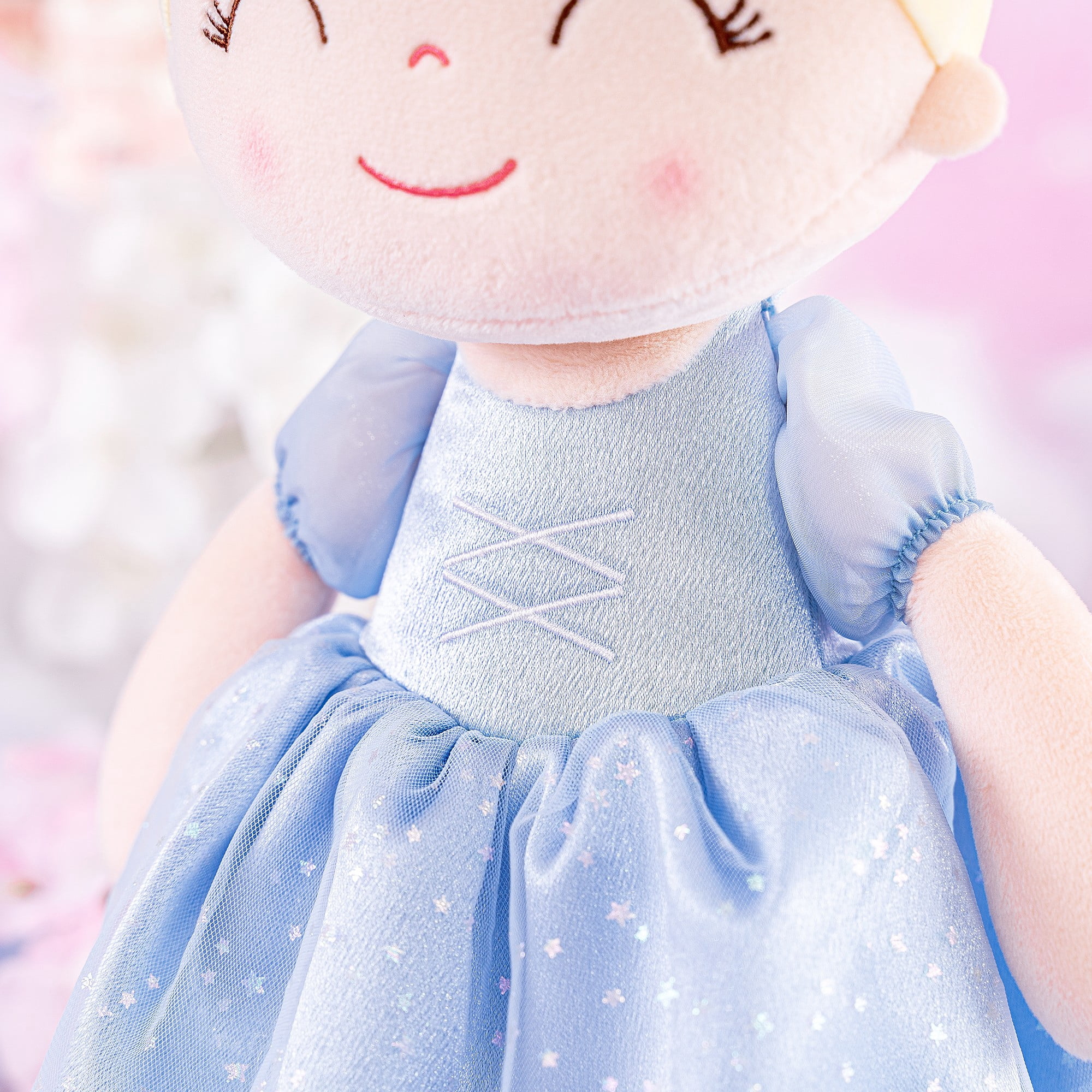 Gloveleya Baby Girl Princess Gifts Plush Dolls Stuffed Princess Doll Soft Girls Toy Cindy 16 inches
