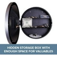thumbnail image 4 of WSYW Hidden Wall Clock Secret Safe Container Compartment Box for Money/Jewelry/Cash, 4 of 7