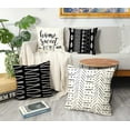 thumbnail image 3 of Spring Summer Modern Throw Pillow Covers 18 x 18 Inch Set of 4, Home Sweet Home Farmhouse Holiday Green Cushion Case for Home Sofa Couch Decoration TH194, 3 of 6