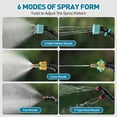 thumbnail image 5 of Sprayer, 2 Gallon Electric Sprayer  Operated with 4 Mist Nozzles, 2 Speeds,  , 41" Telescopic Wand, Rechargeable Handle, Weed Sprayer for Lawn Garden Yard, 5 of 6
