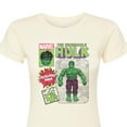 thumbnail image 3 of Marvel Hulk - Action Figure - Juniors Fitted Graphic T-Shirt, 3 of 5