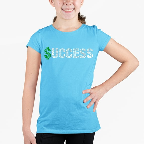 Girl's Word Art T-shirt - Success