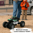 thumbnail image 3 of Remote Control Car, Rc Cars for Boys Age 6-8, 1:20 Scale off Road Car Toy with Rechargeable Batteries, Remote Control Monster Truck, Green, 3 of 8
