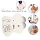 thumbnail image 1 of Almohadillas de electrodos, almohadilla masajeadora de repuesto eléctrica suave de 10 piezas/juego, diferentes partes del cuerpo para aparatos terapéuticos Almohadillas de Higoodz Belleza saludable, 1 of 8