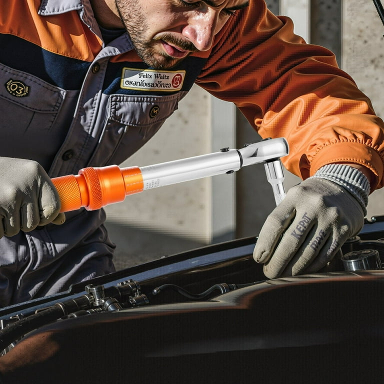 Click Torque Wrench Set 1/4 Inch Drive 20-200lbf-in /2.3-22.6N.m