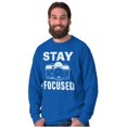 thumbnail image 5 of Stay Focused Photographer Camera Pun Long Sleeve TShirt Men Women Brisco Brands M, 5 of 6