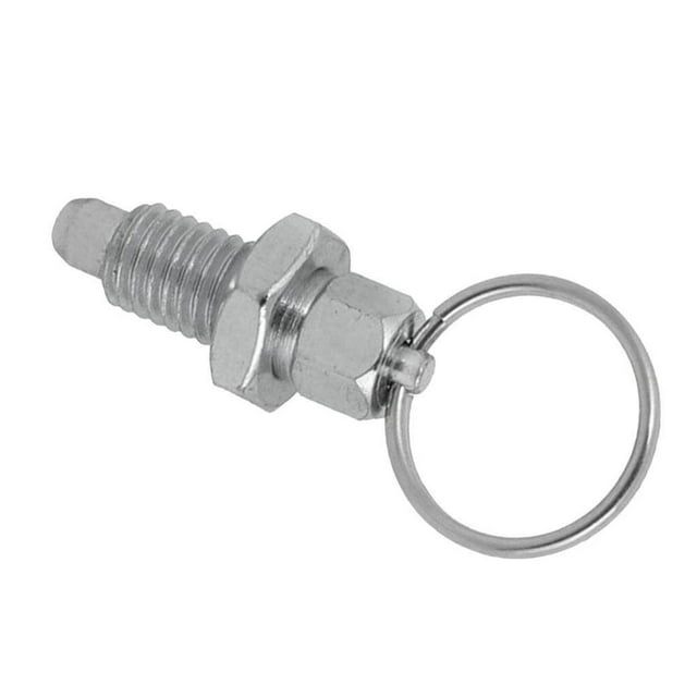 Index Plunger With Ring Pull Spring Index Plunger Index Plunger Knob Loaded Lock Pin M6-3 Stainless Steel
