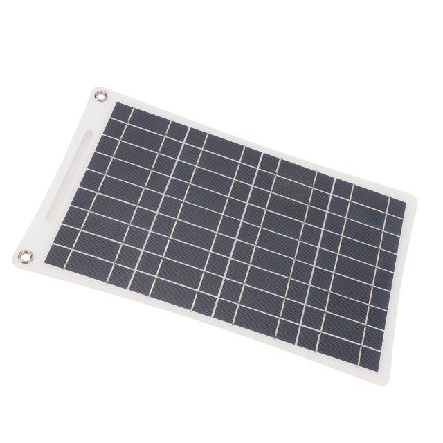 Cargador De Panel Solar, Kit De Panel Solar De 12 W, Controlador De 10 A Con Clip Para Acampar