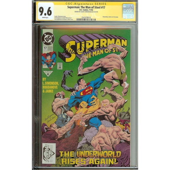 Superman Man of Steel #17 CGC 9.6 Louise Simonson
