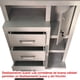 thumbnail image 5 of Cajonera alhajero con llave 4 cajones jaladeras metalicas Anayanzy gris R21 R21 Muebles Anayanzy Moderna Cajonera, 5 of 9