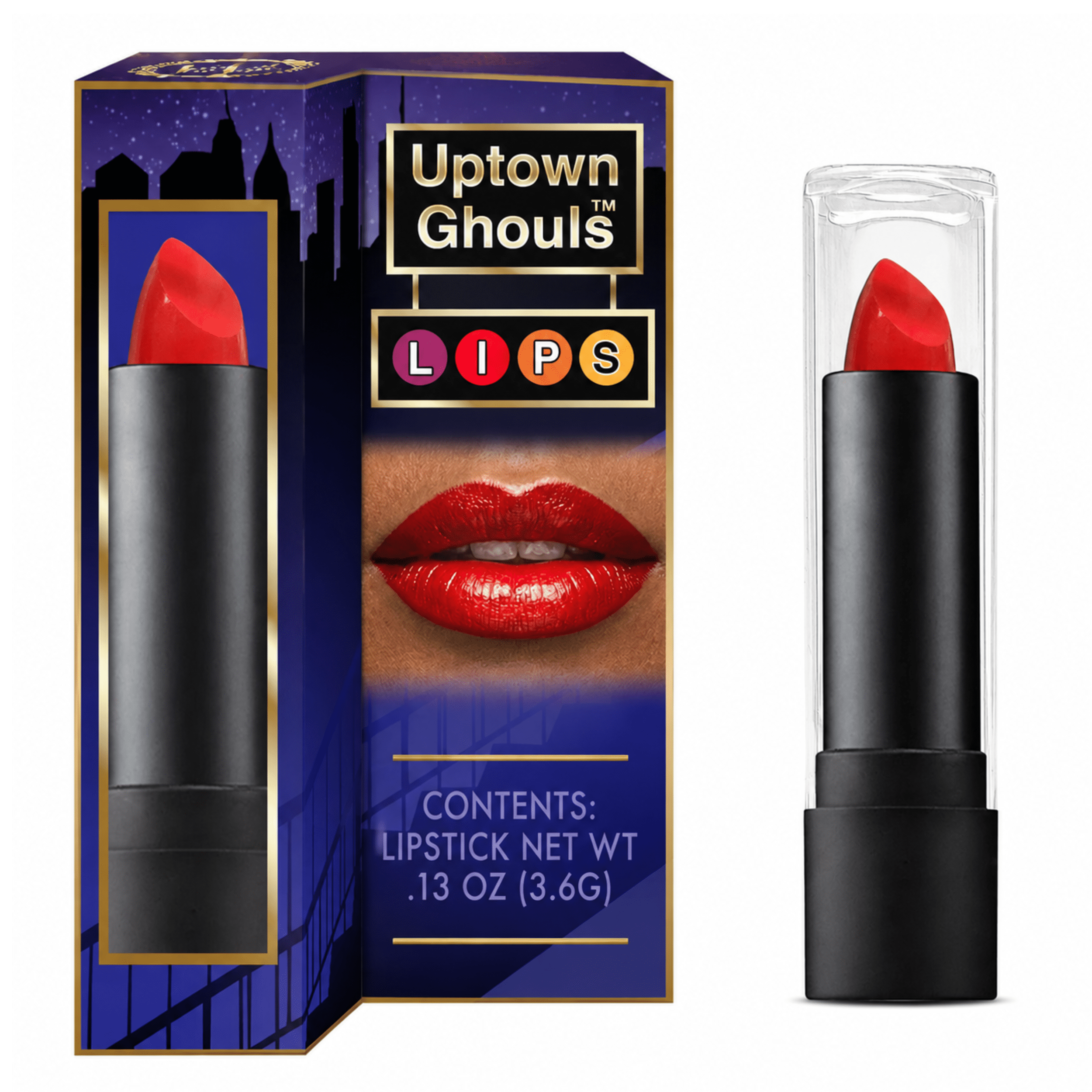 Red Lipstick from Uptown Ghouls, Halloween Makeup by Cinema Secrets