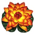 thumbnail image 1 of fastboy EVA Artificial Lotus Decorative Replacement Vivid Outdoor Garden Pool Landscaping Photography Fake Flower Decor Light Red, 1 of 8