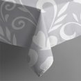 thumbnail image 2 of 42x42 Inch Waterproof Square Tablecloth, Thickened Polyester Table Cover for Dining & Parties, Floral Print, 2 of 6