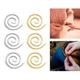 thumbnail image 2 of Langgg 6 Pieces Spiral Cable Knitting set tools small Needle for Beginners Yarn Sewing Knitting, 2 of 8