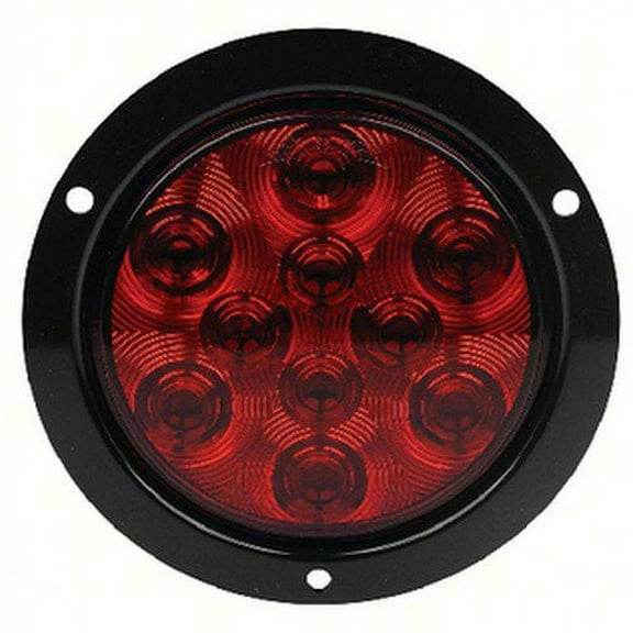Fultyme RV 1151 LED 4" Round Light with Mounting Flange