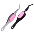 thumbnail image 3 of 2 pinzas para manualidades con cierre cruzado de acero inoxidable y agarre suave., 3 of 7