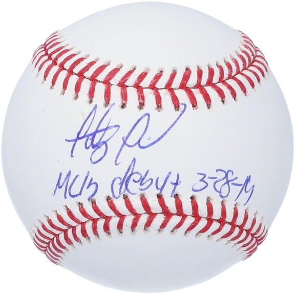 Fernando Tatis Jr. San Diego Padres Autographed Baseball with "MLB Debut 3-28-19" Inscription - Fanatics Authentic Certified
