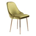 thumbnail image 2 of Zuo Modern 100856 Chaise de Salle à Manger Merritt&44; Velours Noir, 2 of 2