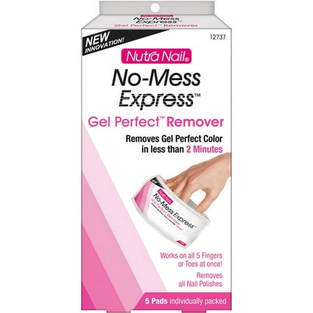 CCA Industries Nutra Nail No-Mess Express Gel Perfect Remover, 5