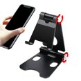 thumbnail image 1 of 2 soportes plegables para teléfono móvil, escritorio móvil manos libres con ángulo de visión ajustable, soporte para teléfono móvil bien hecho para smartphones tabletas de 7 a 10 pulgadas (n, 1 of 5