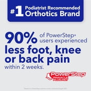 PowerStep Pinnacle Plus Orthotic Shoe Insoles with Metatarsal Pad and Neutral Arch Support for Metatarsalgia and Ball of Foot Pain