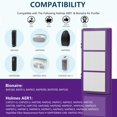 thumbnail image 4 of HAPF300AP Performance Plus Filter for Holmes, AER1 True Filter for Air Purifier Holmes, Replacement HAPF300AP-U4 (4 Ture HEPA Filters + 8 C, 4 of 7