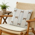 thumbnail image 4 of Detachable Bow Pillow for Bedroom, Office Chair, and Sofa, Soft Flock Material, Versatile Indoor/Outdoor Use, for Holiday Decor and, 4 of 6