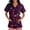 Cyan_002, variant on Halloween Scrubs Shirts Women Funny Pumpkin Print Casual Soft Stretchy Short Sleeve V Neck Tee Shirts Breathable Nurse Uniforms Top with Pocket Purple L