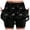 Black, variant on Halloween Mid Rise Culottes Women's Athleisure Two Piece Culottes with Pockets Slit Skirt