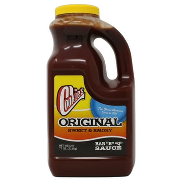 Cookies Original Sweet & Smoky Flavor Barbeque Sauce, 76 oz, Gluten-Free