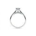 thumbnail image 2 of 2 Carat Solitaire Round Cut Diamond Engagement Ring for Women – Elegant 925 Sterling Silver Design, 2 of 4