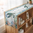 thumbnail image 6 of Table Runners 72 Inches Long Dress Scarves, Sea Turtle Coastal Farmhouse Kitchen/Dining Table Runner, Coffee Tablerunners, Summer Nautical Starfish Coral Grey Wooden 14x72 Inch, 6 of 9