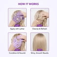 thumbnail image 4 of BOTANIC HEARTH Purple Shampoo and Conditioner Set - for All Shades of Blonde, Silver and Gray Hair - Enhances Highlights - Sulfate Free, Paraben Free, 16 fl oz each, 4 of 12