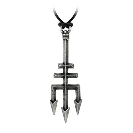 Alchemy Metal-Wear Black Trinity Trident Pendant