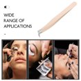 thumbnail image 4 of Precision Eyelash Tweezers with Bent Tip for False Lashes Multi-Functional Makeup Tool for Easy Application and Removal Beige, 4 of 9