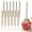 Gold, variant on 12 Pcs Caramel Apple Sticks, Mesh Wrapped Glitter Candy Skewers, Decorative Dessert Sticks for Party Wedding, One Size, Silver Clearance Sale!