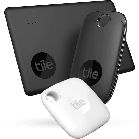 Tile Starter Pack 2022 3-Pack 1 Pro, 1 Slim, 1 Mate - Bluetooth Tracker, Item Locator & Finder for Keys, Wallets & More; Easily Find All Your Things. Phone Finder. iOS and Android Compatible.