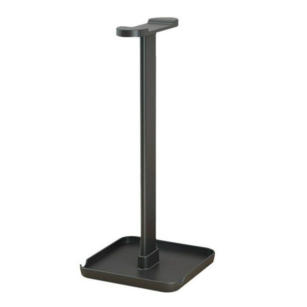 Soporte para auriculares Soporte universal para auriculares de escritorio extraíble para todos los tamaños de auriculares Negro