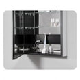 thumbnail image 5 of Robern Plm2030ble Pl 19" X 30" Frameless Medicine Cabinet Left Hinged - Grey, 5 of 8