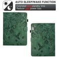 thumbnail image 5 of Case for Lenovo Tab M9 9.0" 2023, Classic PU Leather Folio Kickstand Magnetic Closure Slim Fit Cover for Lenovo Tab M9 9.0" 2023 with Auto Wake/Sleep Function Embossing - Green, 5 of 6