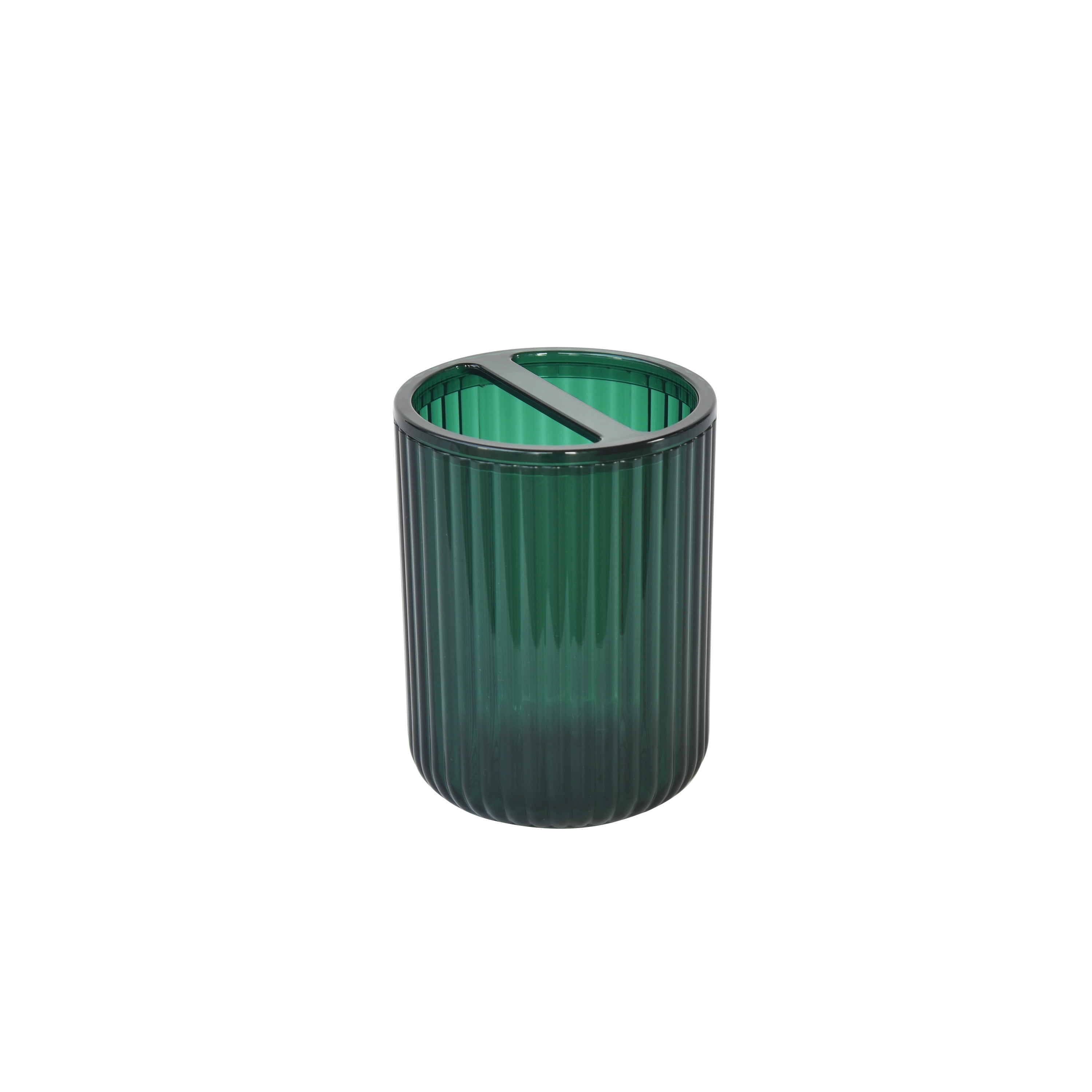 Mainstays Plastic Toothbrush Holder, Green