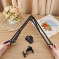 thumbnail image 3 of Embroidery Table Stand Kit 8~12mm Hole Hand Embroidery Stand Lap Folding Stitch Stands Clamp Hand Embroidery Hoop Holder 360 Rotated Stands, 3 of 6
